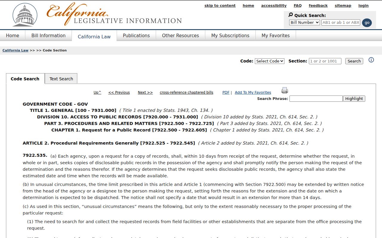 Burlingame ZIP directory California Public Records Act reference